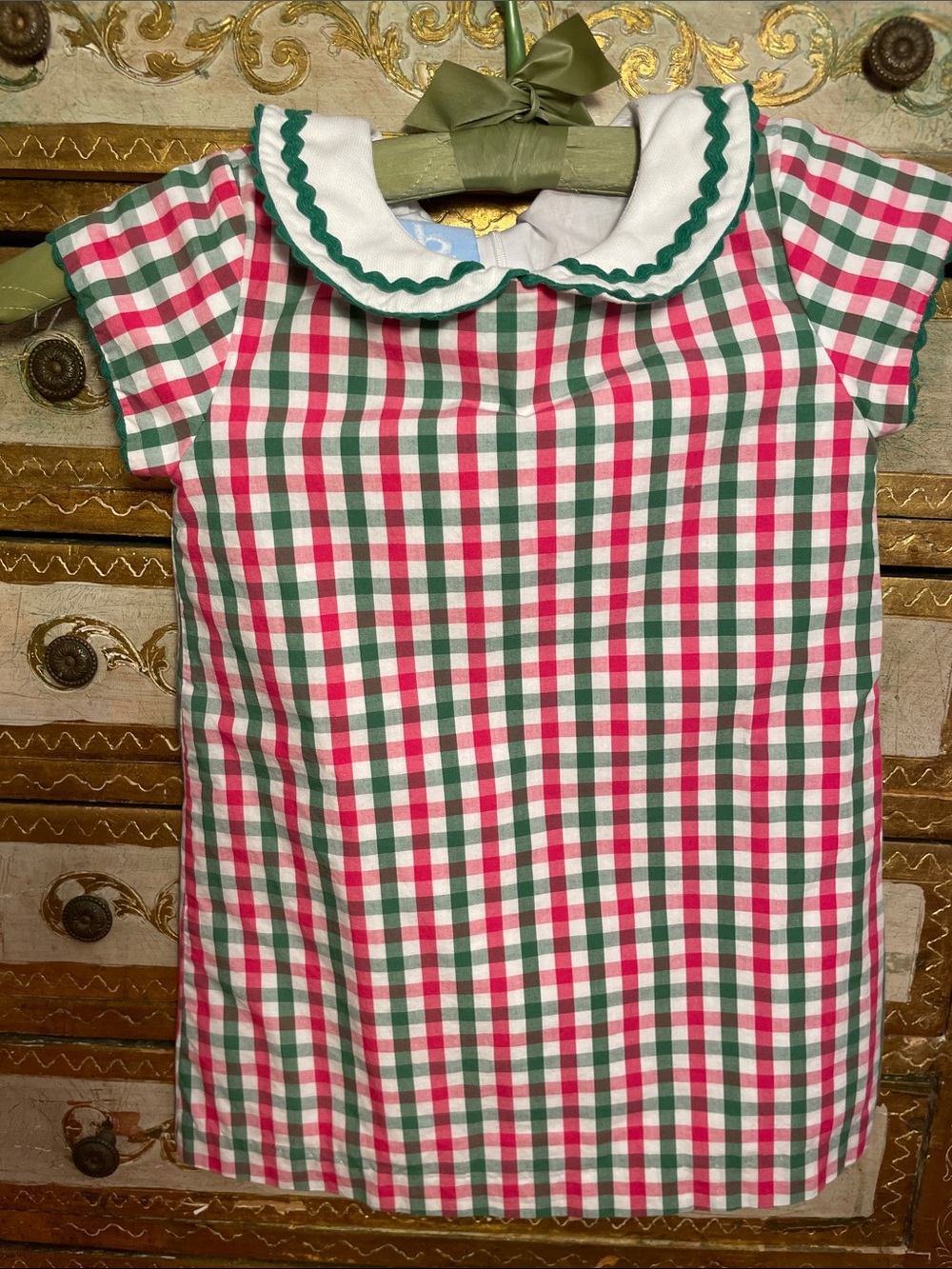 Little girl’s gingham dress by BELLA BLISS. Size 2 toddler